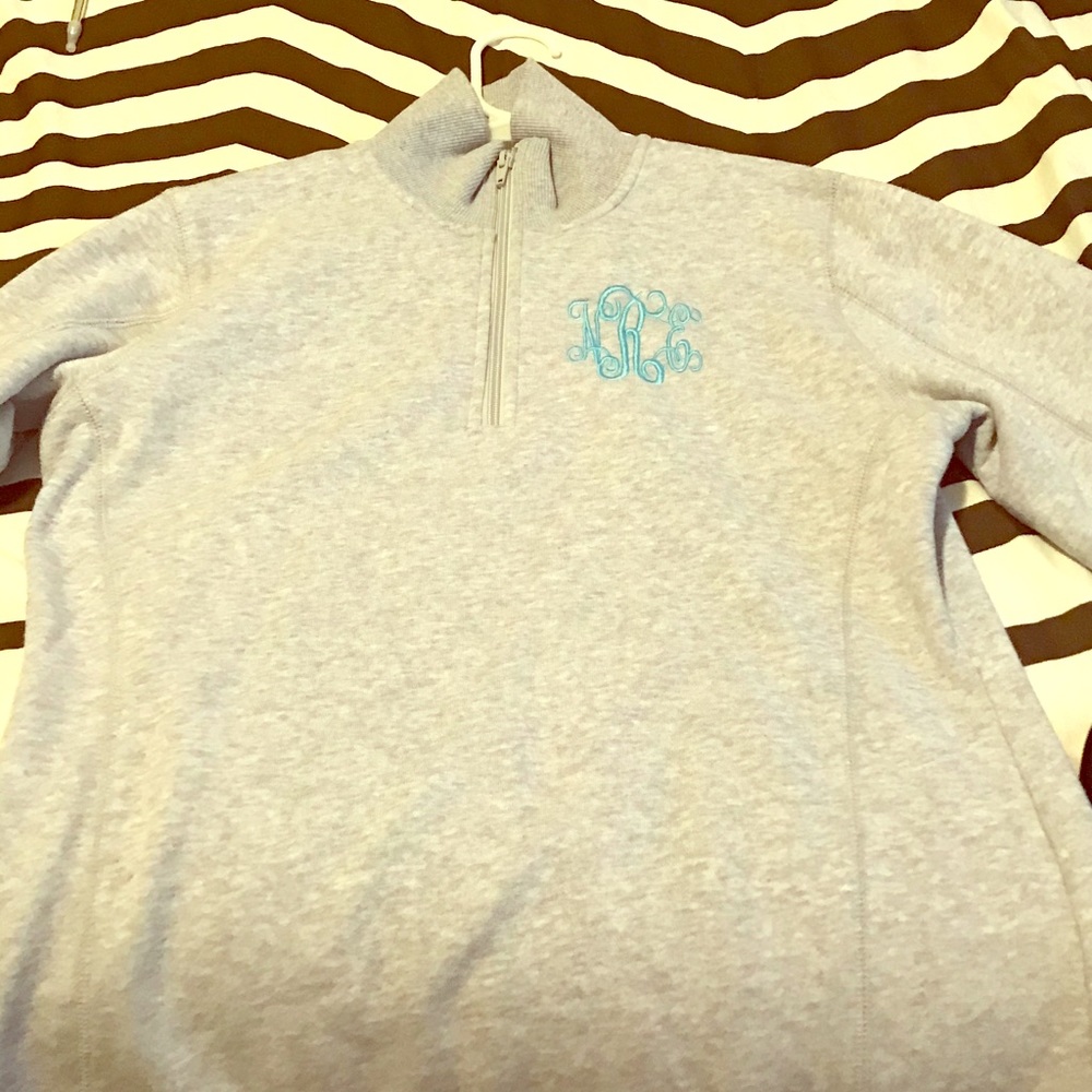 Monogrammed pullover